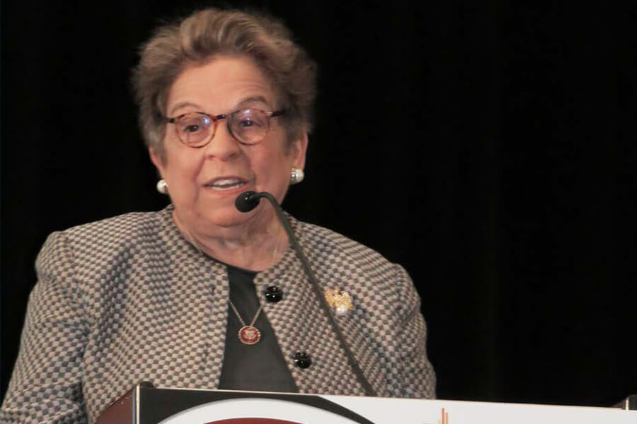 U.S. Congresswoman Donna E. Shalala at the 2019 Santa Fe Group Salon Podium