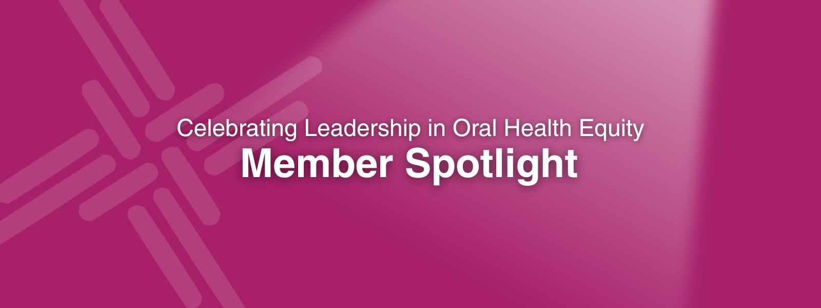 Member Spotlight Banner