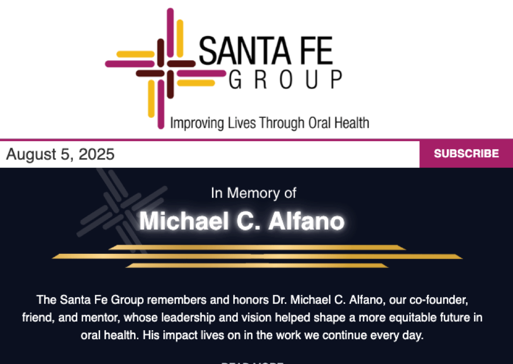 Santa Fe Group Newsletter — August 5, 2025 | Oral Health, Policy, Equity, Dental–Medical Integration