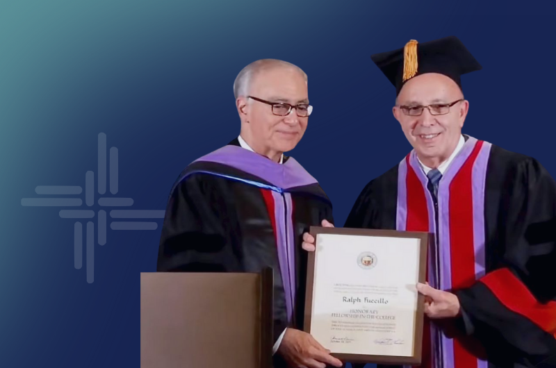 Ralph Fuccillo Honored with American College of Dentists Honorary Fellowship 